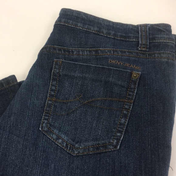 DKNY JEANS BOOT CUT JEANS SIZE 14 - Picture 1 of 8